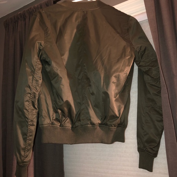 Army green bomber jacket - Picture 2 of 3